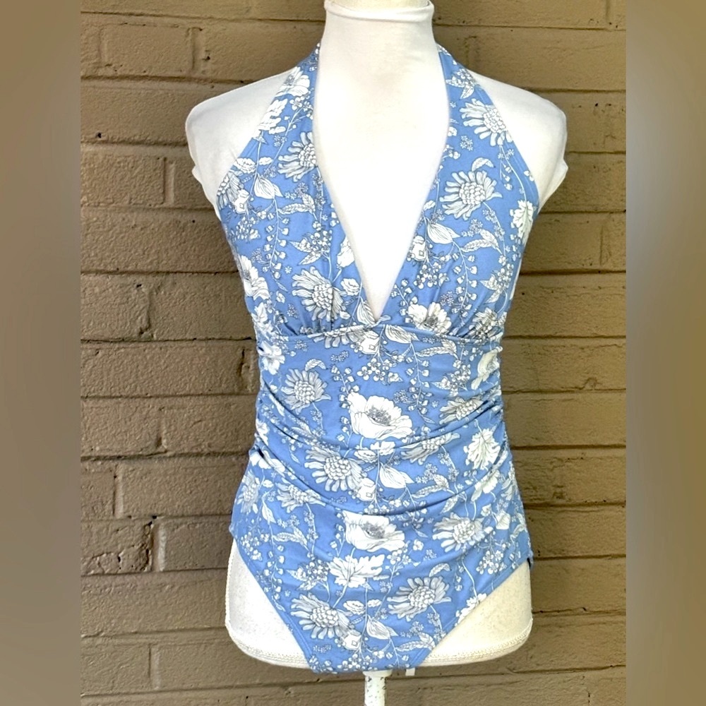 GAP floral print one piece swimsuit L